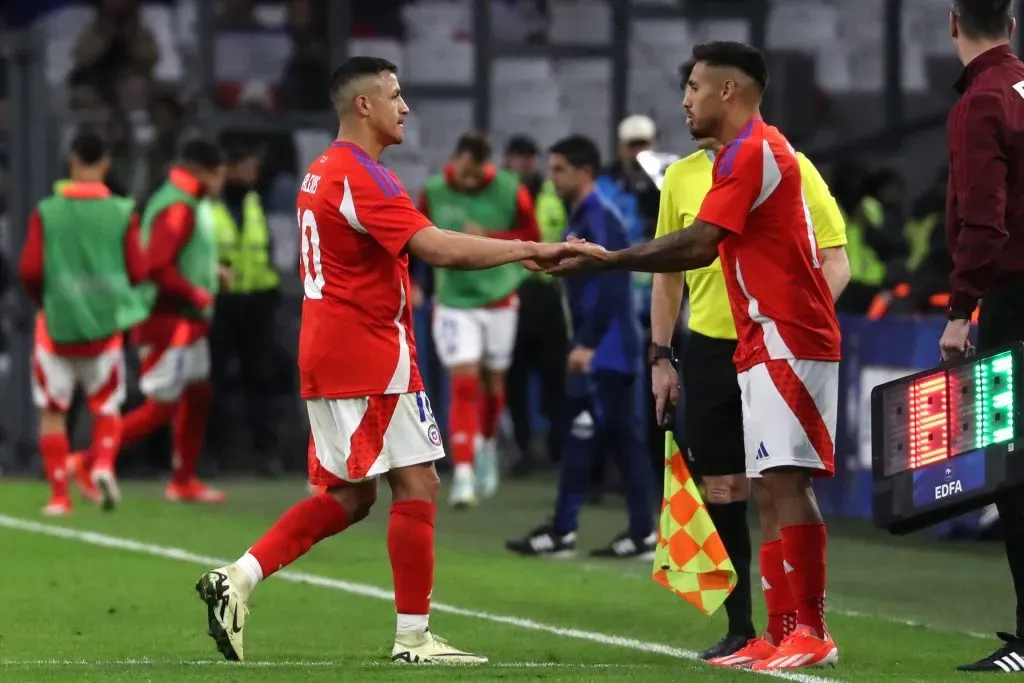 Marcos Bolados reemplazó a Alexis Sánchez en ambos amistosos de la Roja. (Manu Blondeau/AOP/SIPA/PHOTOSPORT).