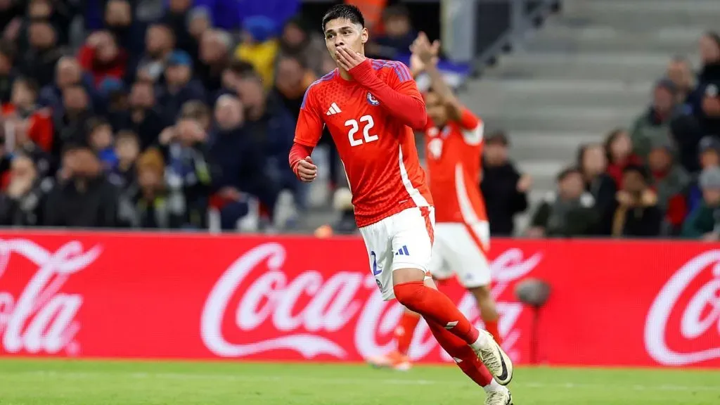 Darío Osorio marcó su primer gol por la Roja. Foto: Carlos Parra