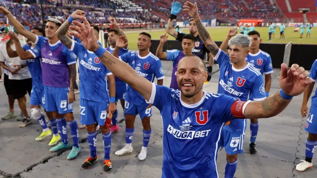 Marcelo Díaz es el líder de la U. Foto: Photosport