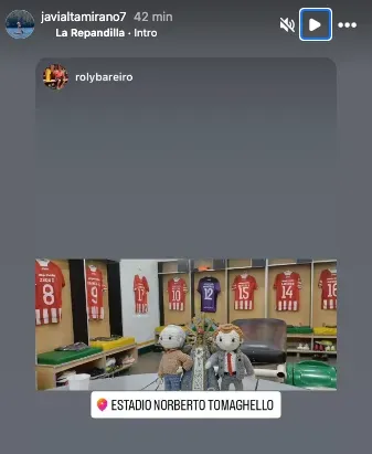 La historia que compartió Altamirano en redes sociales