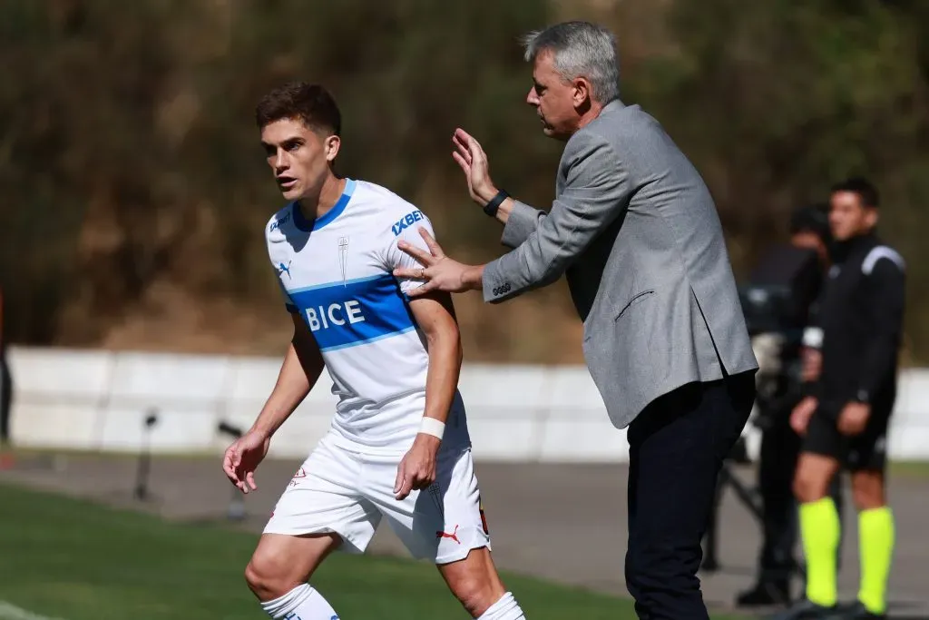 Tiago Nunes y Guillermo Soto en el CAP. (Eduardo Fortes/Photosport).