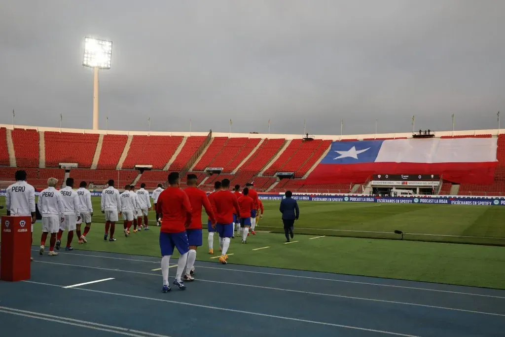 Chile volverá a jugar en el Estadio Nacional luego de casi cuatro años. En su último partido, como si fuera poco, no tuvo público por la pandemia del coronavirus. Foto: Photosport.