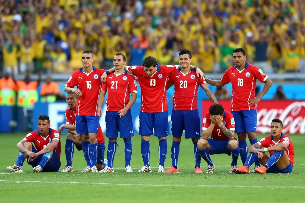 Jarita con Aránguiz en la generación dorada de la selección chilena.