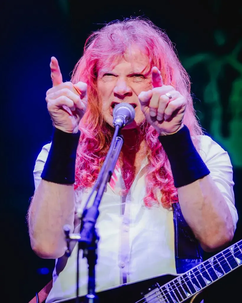 Dave Mustaine volvió a lucirse con Megadeth en Chile. | Foto: Guille Salazar (@guilleasalazar) / RedCarpet