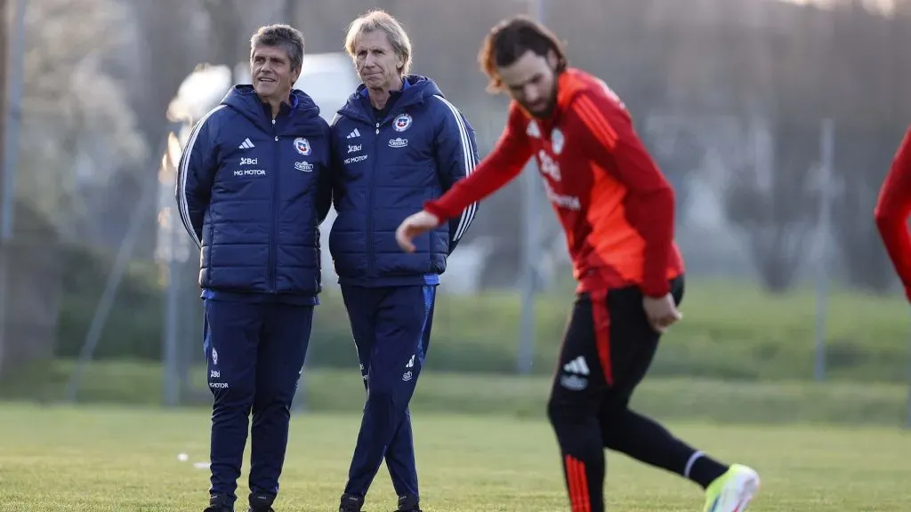 Ricardo Gareca y Ben Brereton