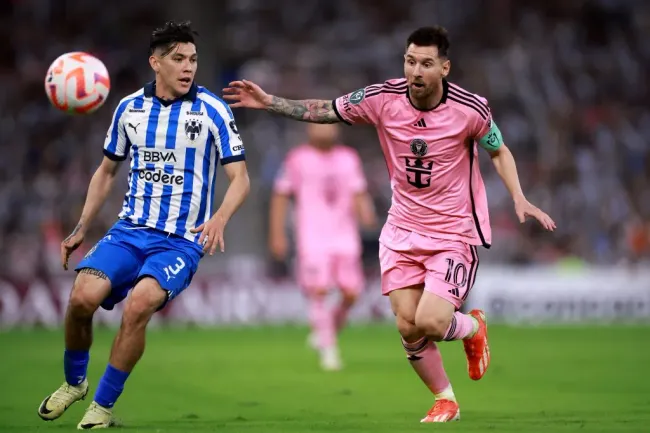 Monterrey eliminó a Lionel Messi de la Concachampions. Si el rosarino ganaba este torneo con el Inter Miami, se aseguraba su lugar en el Mundial de Clubes del 2025. | Foto: Getty Images.