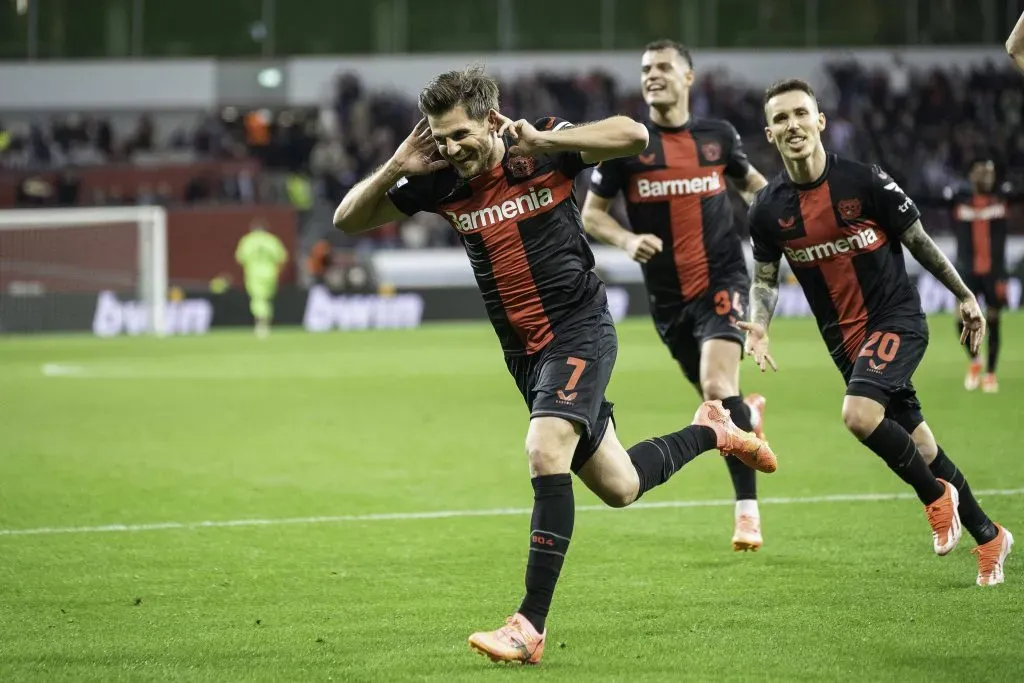 Bayer Leverkusen venció al West Ham y va por el triplete. Foto: IMAGO.