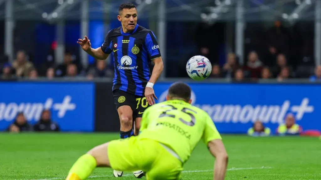 Hasta ahora, Alexis Sánchez es el único delantero del Inter que ha marcado en el último mes. Foto: IMAGO.
