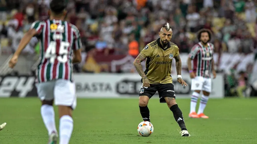 Arturo Vidal se hizo notar en su regreso a Brasil. Foto: Photosport.