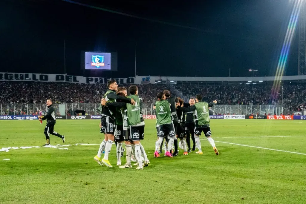 Colo Colo celebra en el estadio Monumental. (Foto: Guille Salazar | RedGol).