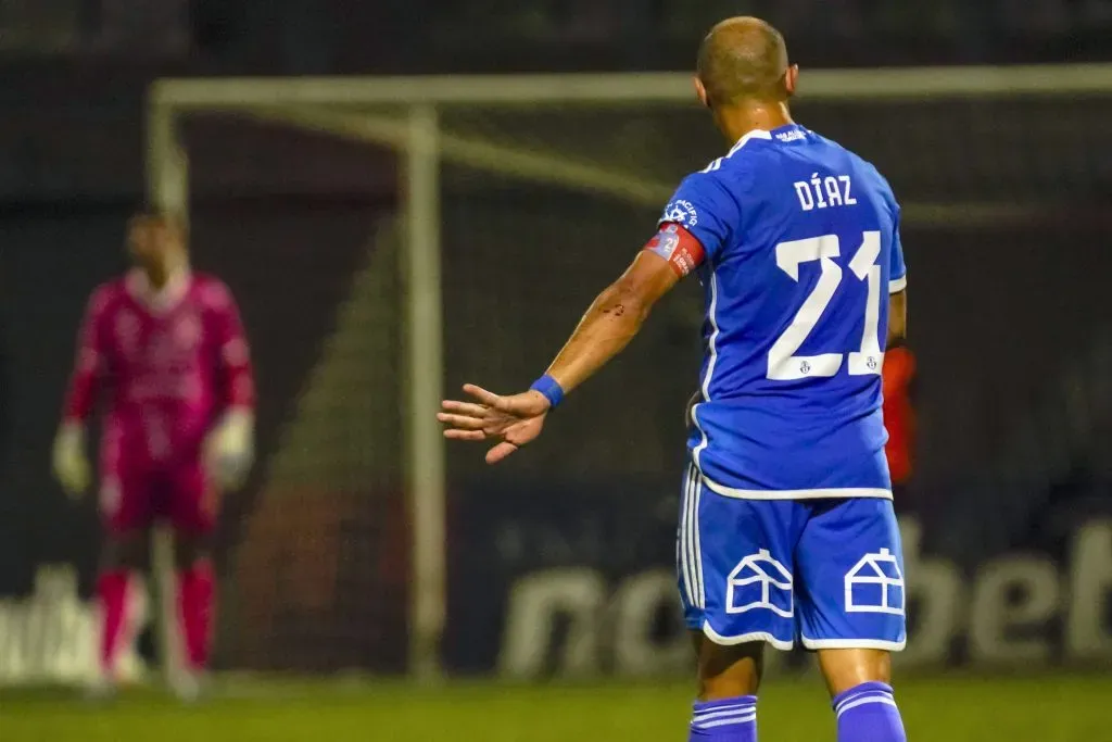 Carepato Díaz dejó un toque de atención tras el empate ante los aurinegros. (Alex Fuentes/Photosport).