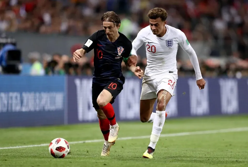 Dele Alli fue cuarto en el Mundial de Rusia 2018 con Inglaterra. | Foto: Getty Images.
