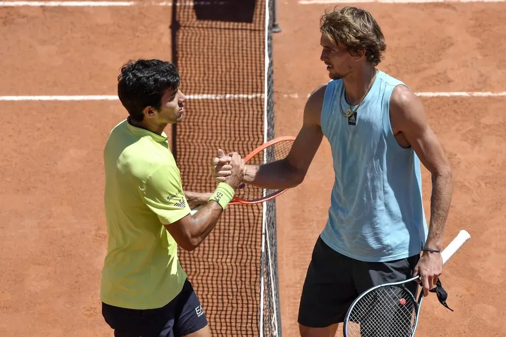 Garin enfrenta a Zverev por tercera vez. Imagen: Imago.