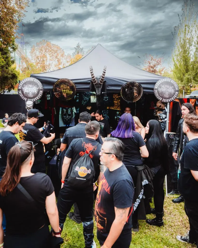 La zona de emprendedores fue una de las grandes novedades del The Metal Fest 2024. (Foto: Guillermo Salazar – RedGol)