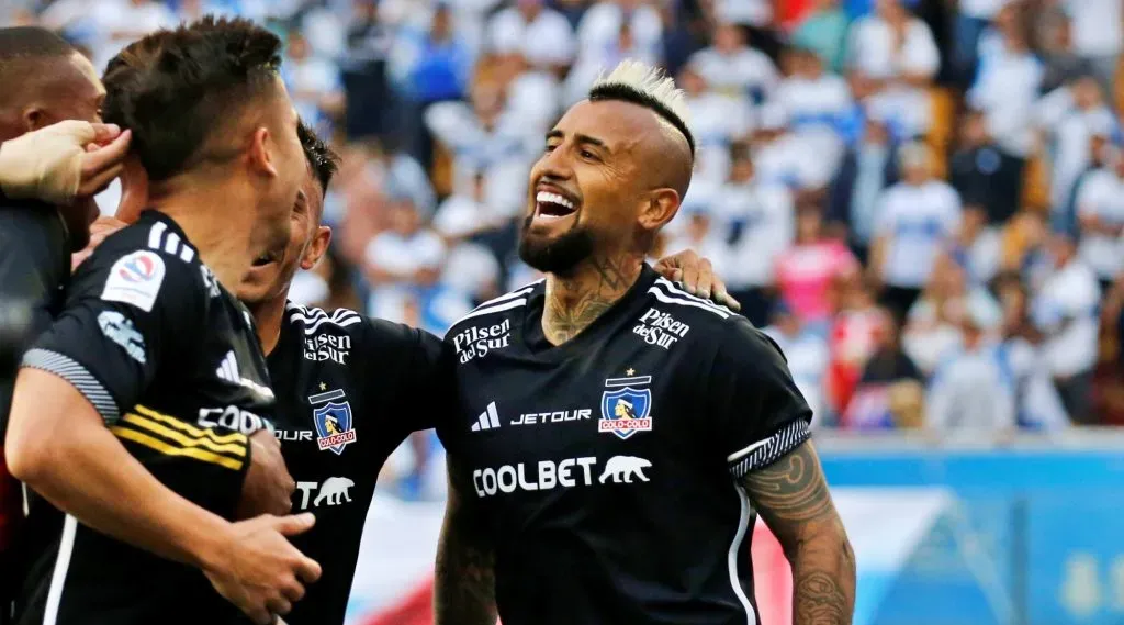 Arturo Vidal lleva dos goles con la camiseta de Colo Colo en este regreso al club. | Foto: Photosport.