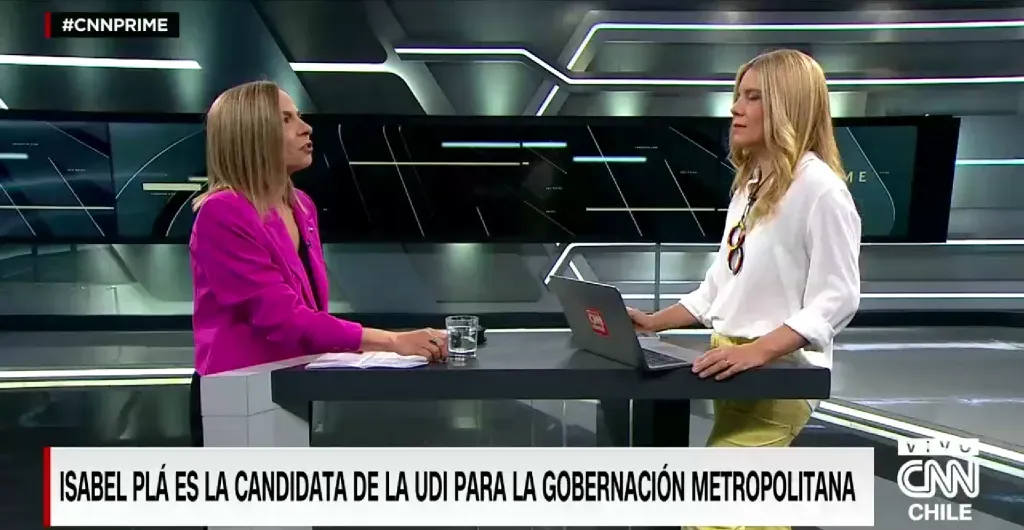 Entrevista en vivo a Isabel Plá (CNN Chile)