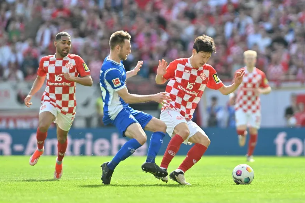 El Mainz 05 está luchando por no descender en esta Bundesliga 2023-24. | Foto: Getty Images.