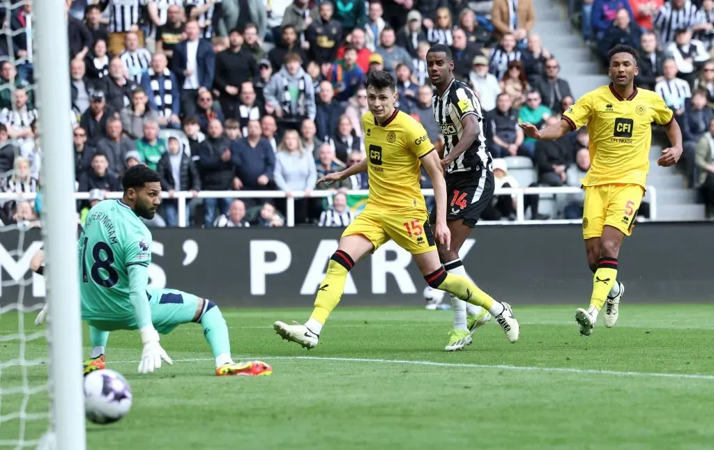 El Newcastle pasó por encima del equipo de Ben Brereton. (Photo by Ian MacNicol/Getty Images)