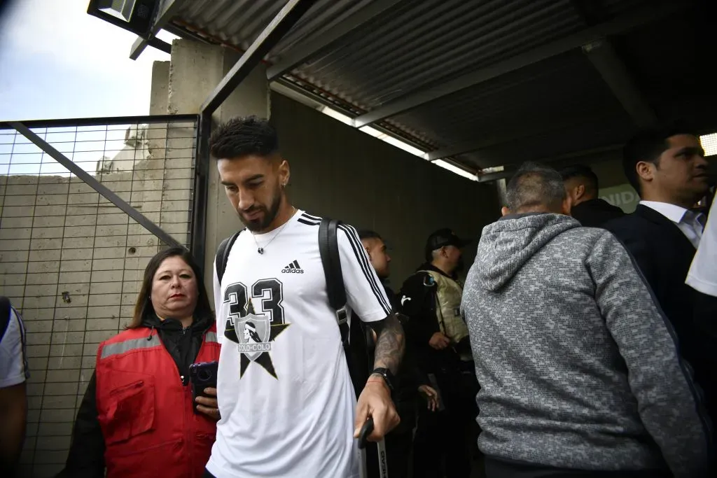 Juan Martín Lucero fue el goleador del equipo de Colo Colo que ganó la 33. (Alejandro Pizarro/Photosport).