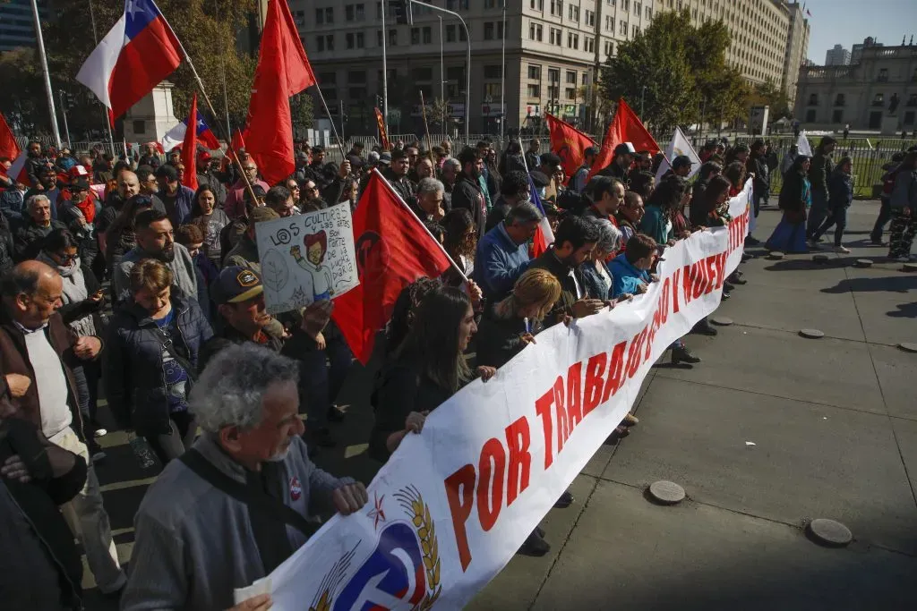 Marcha del Día del Trabajador en Chile (Aton Chile)