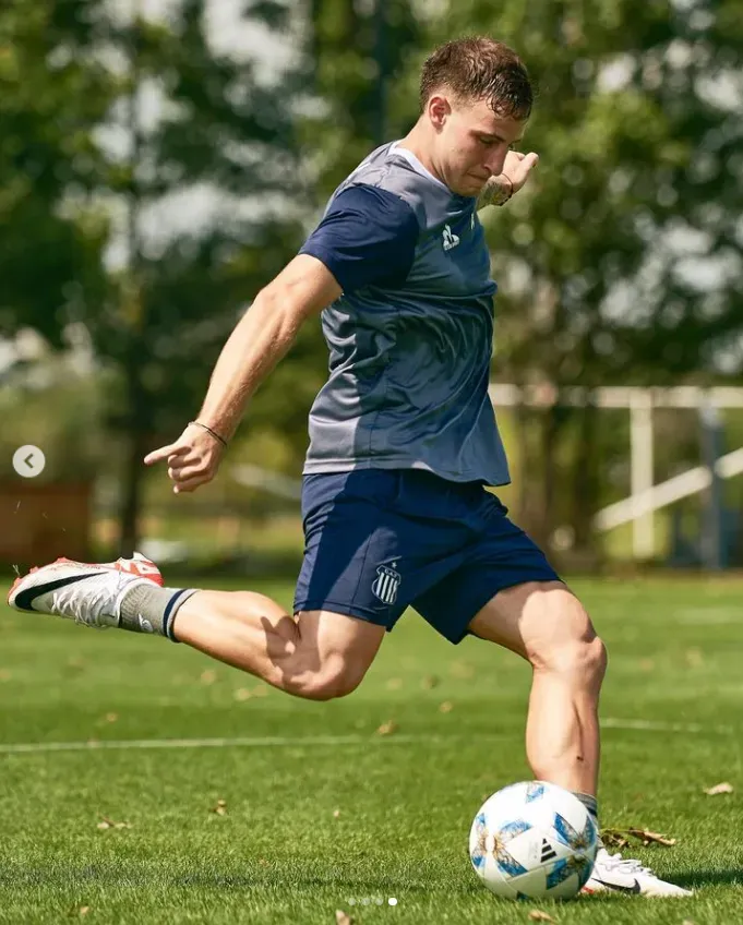 Bruno Barticciotto volvió al gol en Talleres con un doblete en amistoso. Foto: Comunicaciones Talleres.