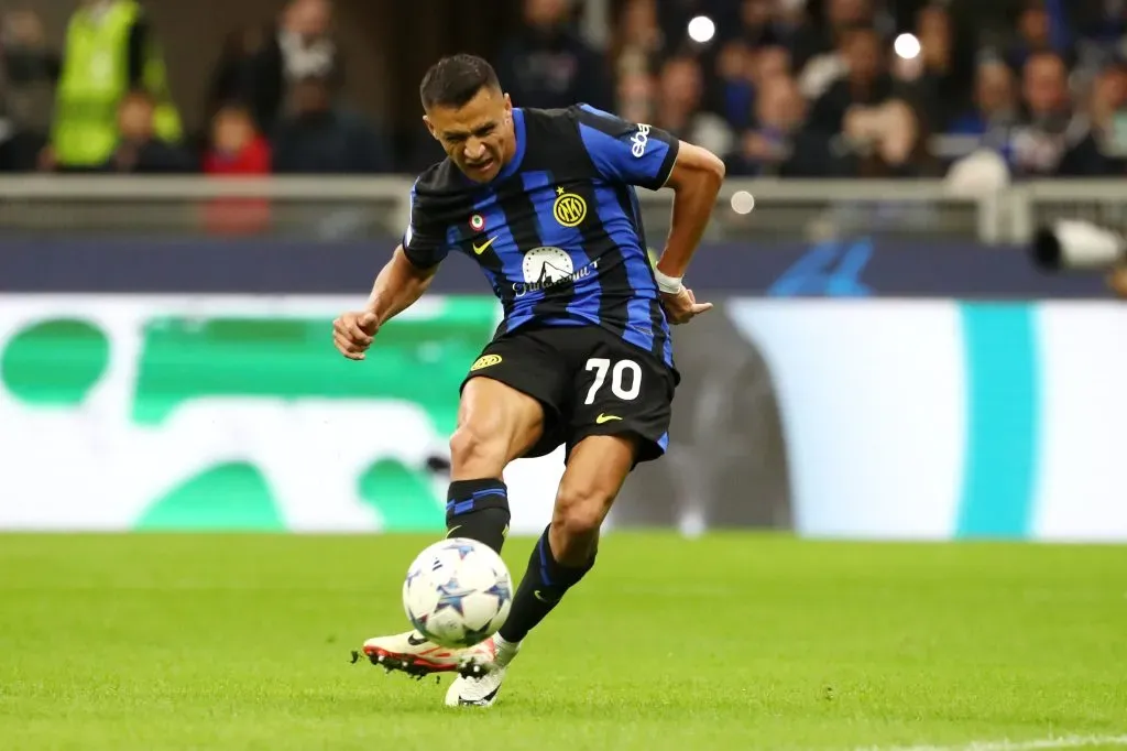 Alexis Sánchez apenas sumó 1063 minutos en todas la competencias en este regreso al Inter. En ellos se matriculó con cuatro goles y cuatro asistencias. | Foto: Getty Images.