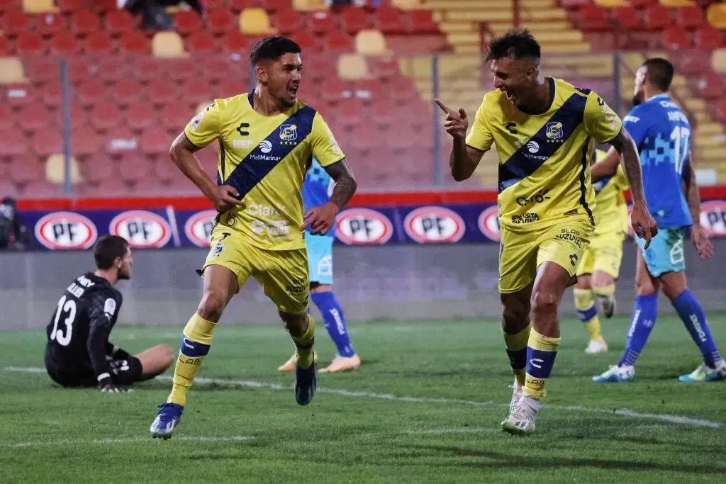 Everton no podrá contar con Rodrigo Contreras ni Federico Martínez. (Marcelo Hernandez/Photosport).