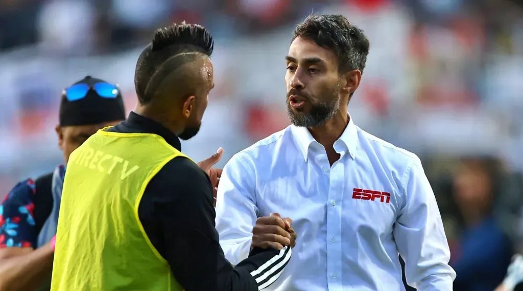 Jorge Valdivia fue cuestionado por Francisco Sagredo por su argumento de haber sido futbolista. Foto: Photosport.