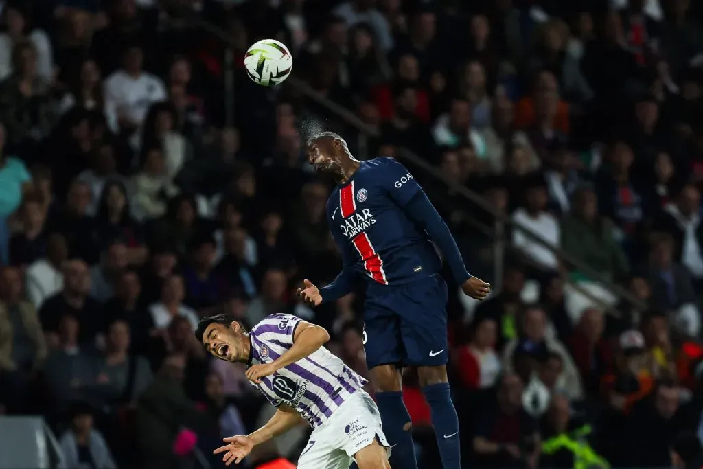 Gabriel Suazo y Toulouse derrotaron a domicilio al PSG en el adiós de Kylian Mbappé al Parque de los Príncipes. Foto: IMAGO.