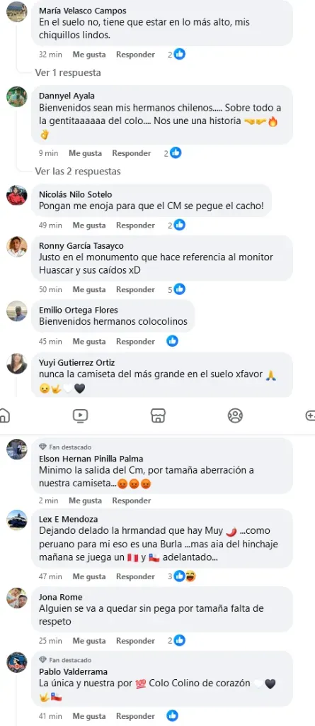 Algunos mensajes.