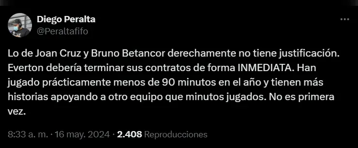 Captura Twitter.