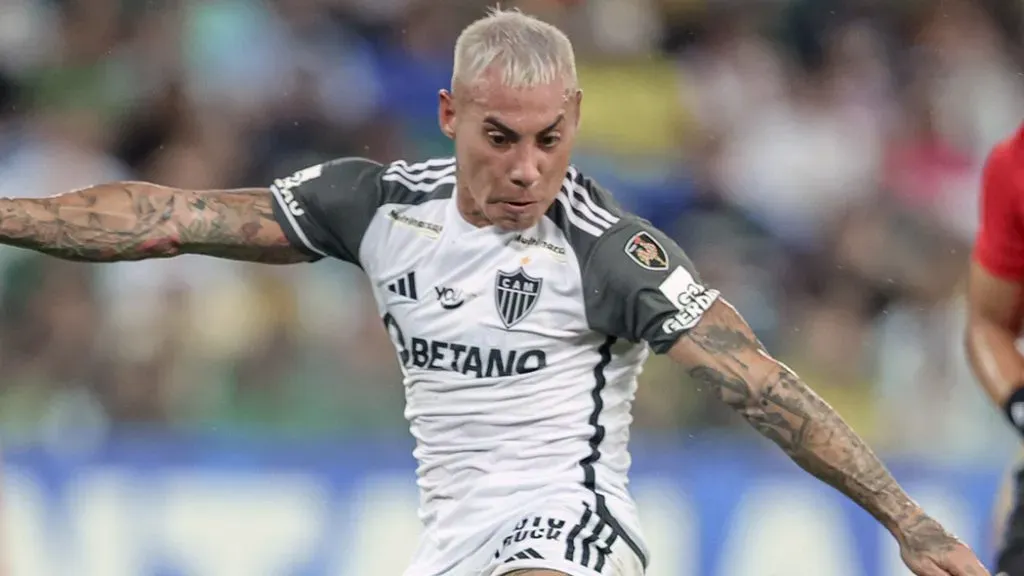Eduardo Vargas no pudo ayudar al Atlético Mineiro en la Copa de Brasil. Foto: Getty Images.