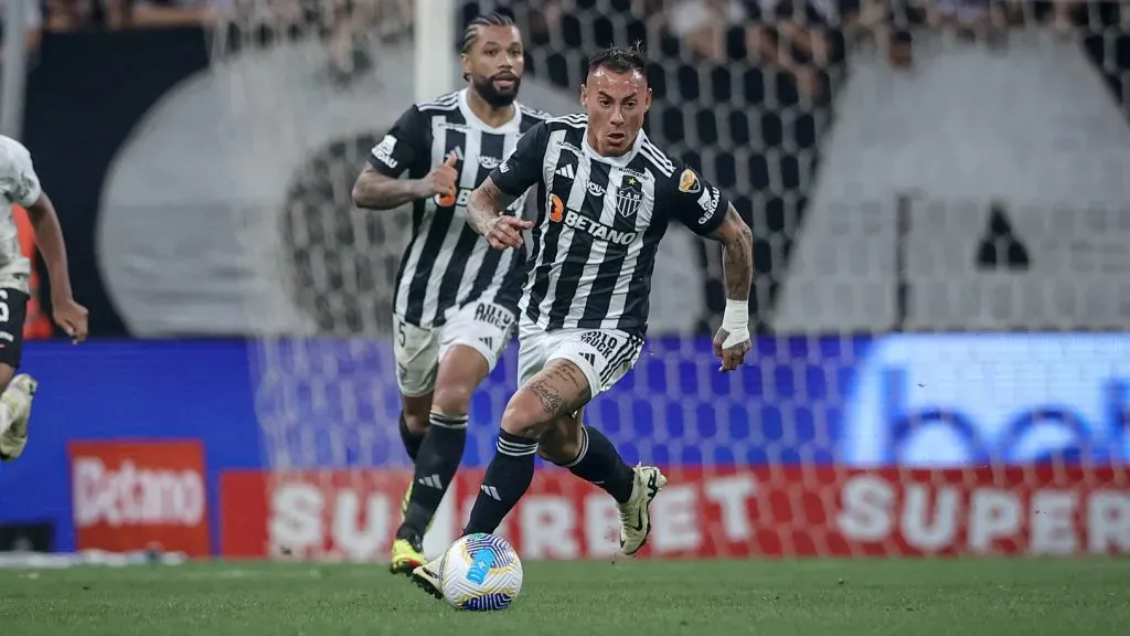 Eduardo Vargas no logra despegar en el Atlético Mineiro y otra vez se quedó en la banca. Foto: Getty Images.