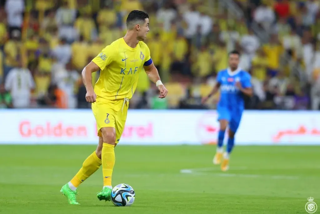 Cristiano Ronaldo no pudo con el imbatible Al Hilal y se queda con las manos vacías. Foto: Comunicaciones Al Nassr.