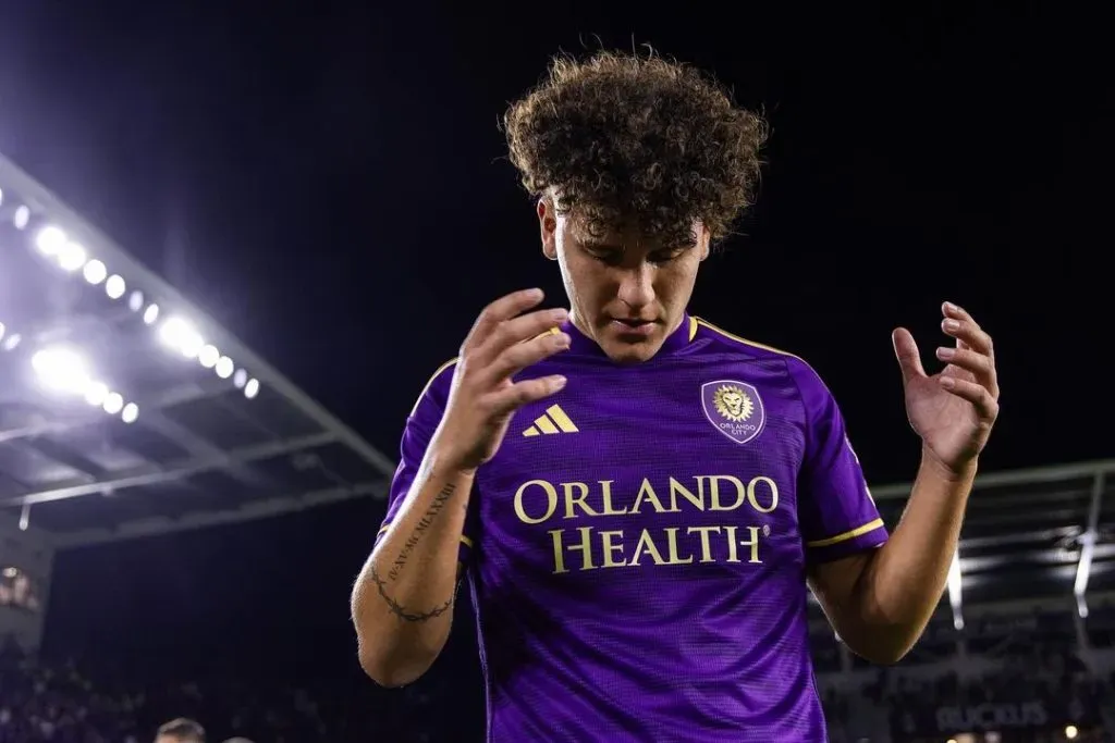 Favian Loyola con la camiseta del Orlando City. (Captura Instagram).