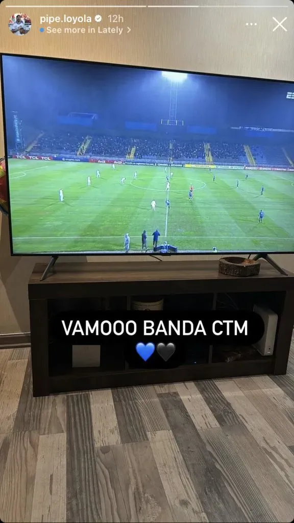 El apoyo de Felipe Loyola a Huachipato desde la distancia | Instagram
