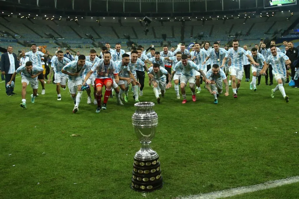 Argentina se quedó con la edición 2021, que originalmente sería en 2020, para alinearse con la Eurocopa. (Photo by Alexandre Schneider/Getty Images)