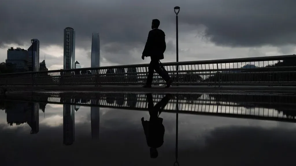 Lluvia en Santiago
