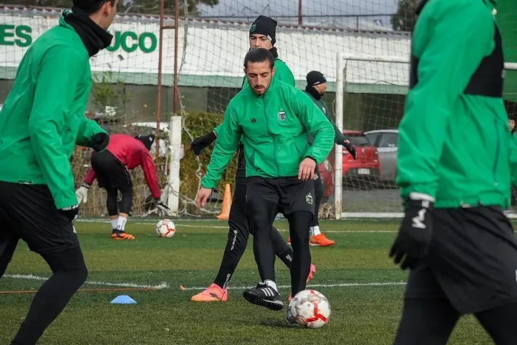 Julio Castro en una práctica del Pije. (Foto: Deportes Temuco).