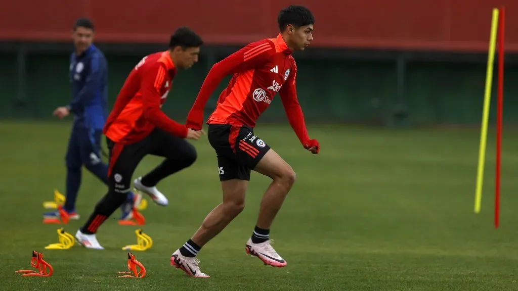 Darío Osorio se recuperó de sus molestias y está listo para dejarlo todo por Chile en la Copa América. Foto: Carlos Parra, Comunicaciones FFCh.