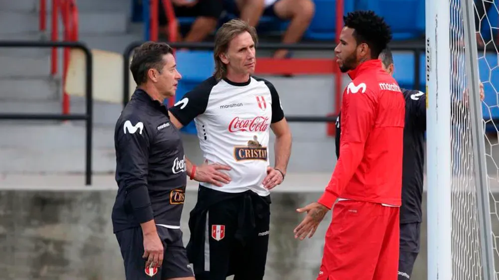 Ricardo Gareca y Pedro Gallese compartieron por varios años en Perú. | Foto: Archivo.