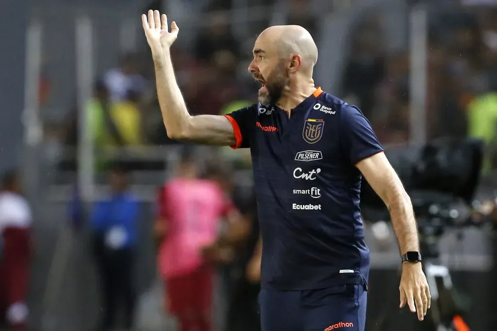 Félix Sánchez tiene sus días contados en la selección de Ecuador. (Photo by Edilzon Gamez/Getty Images)