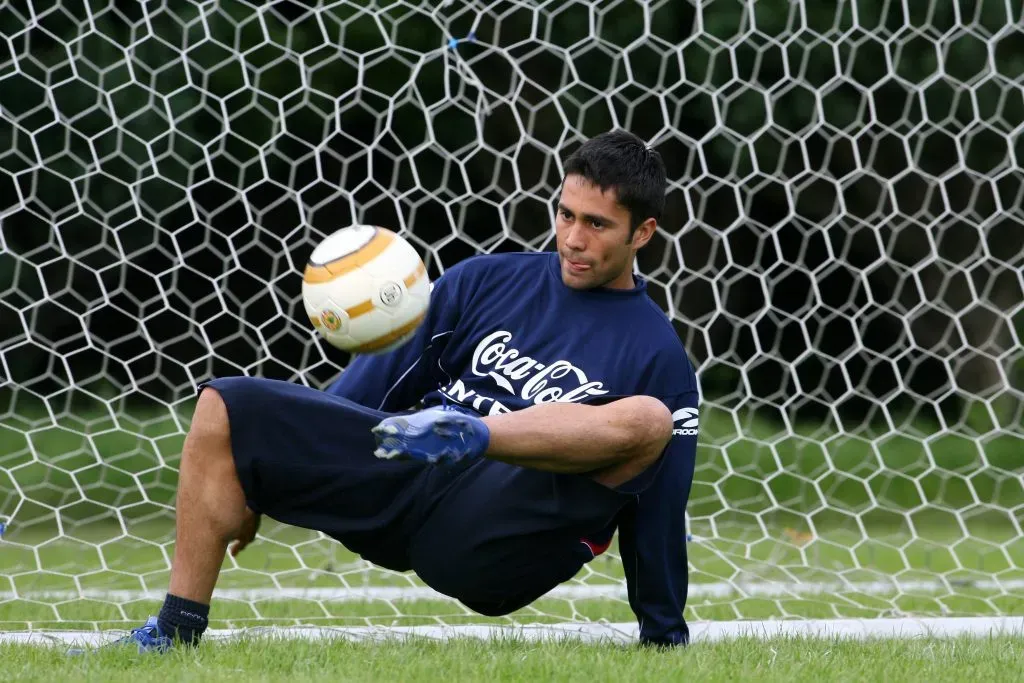 Luis Jiménez en la selección chilena. (ANDRES PINA/PHOTOSPORT).