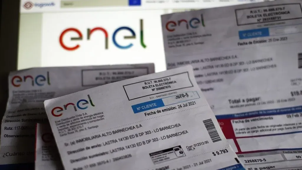 Cuentas de la luz de Enel