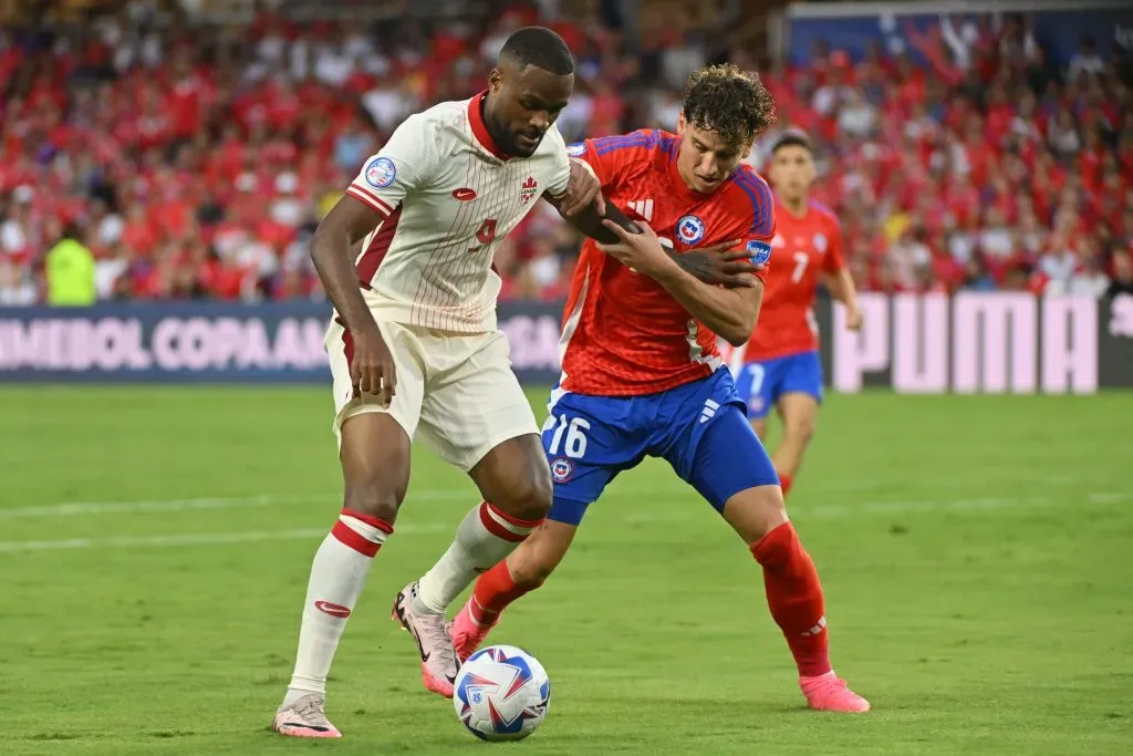 Igor Lichnovsky en acción ante Canadá en el cierre del Grupo A de la Copa América. (Julio Aguilar/Getty Images).