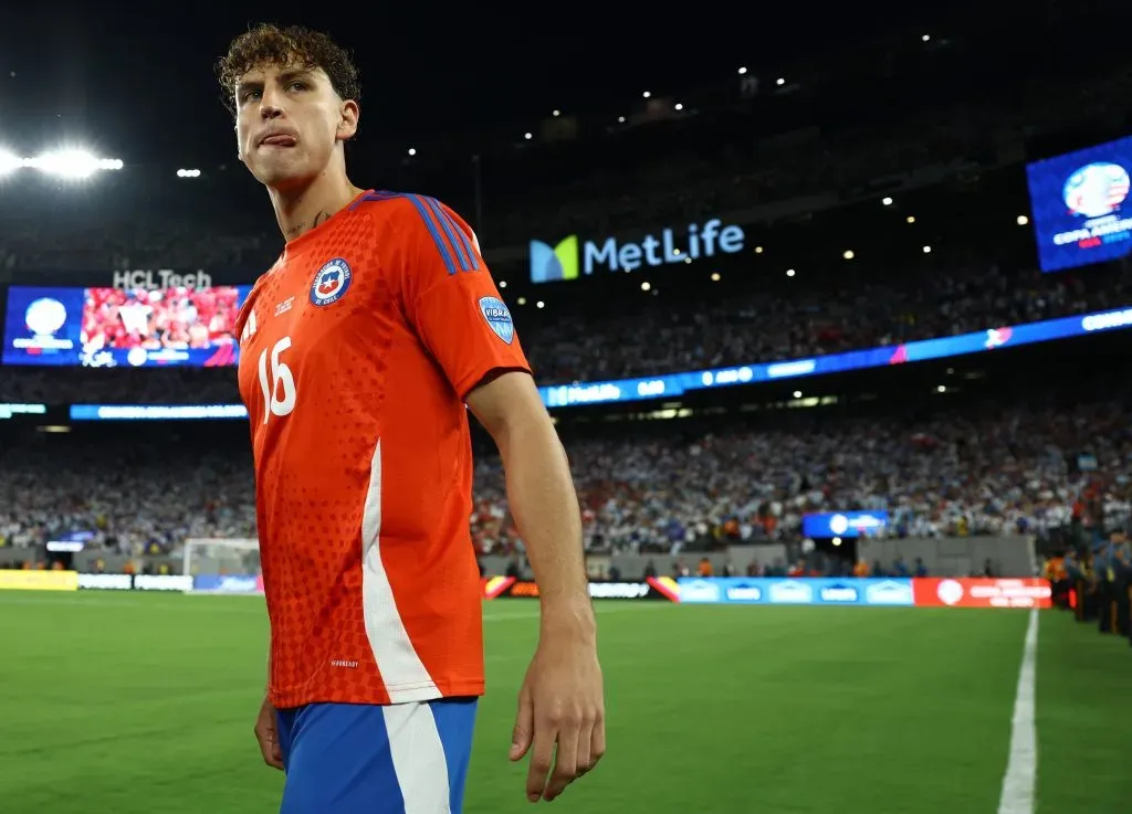 Igor Lichnovsky en el MetLife Stadium, donde Chile perdió 1-0 ante Argentina. (Tim Nwachukwu/Getty Images).