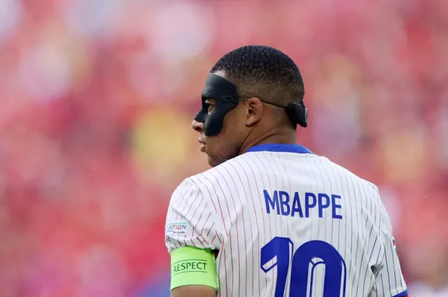 Kylian Mbappé ha seguido con atención las elecciones de Francia durante esta Euro 2024. | Foto: Photosport.