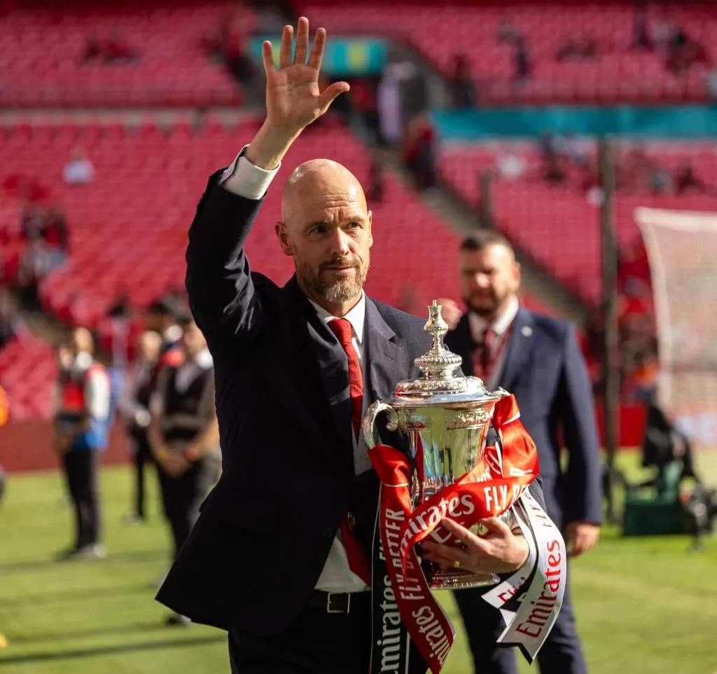 Erik Ten Hag no se moverá del Manchester United. Foto: IMAGO.
