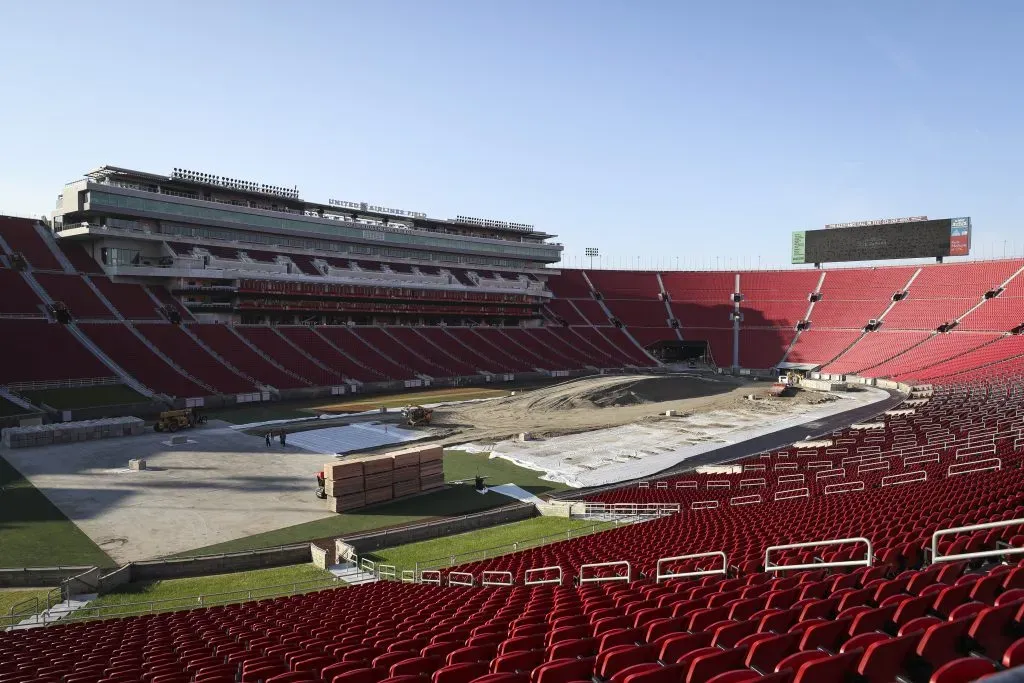 El Memorial Coliseum será una de las sedes de Los Angeles 2028. Imagen: Getty.