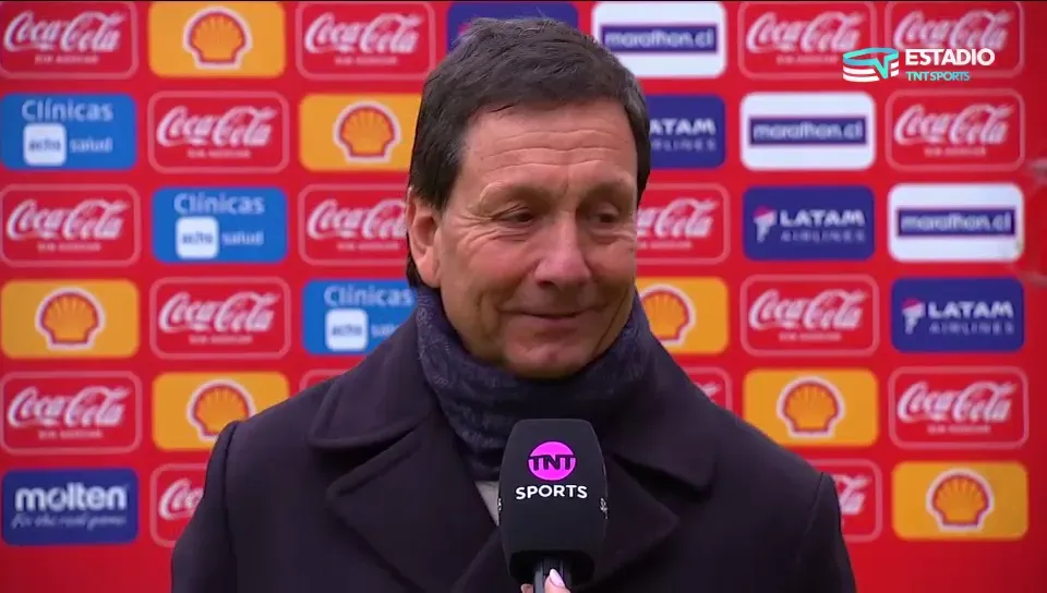 Fernando Díaz se guardó especiales palabras para el final de la entrevista con TNT Sports Chile. (Captura).